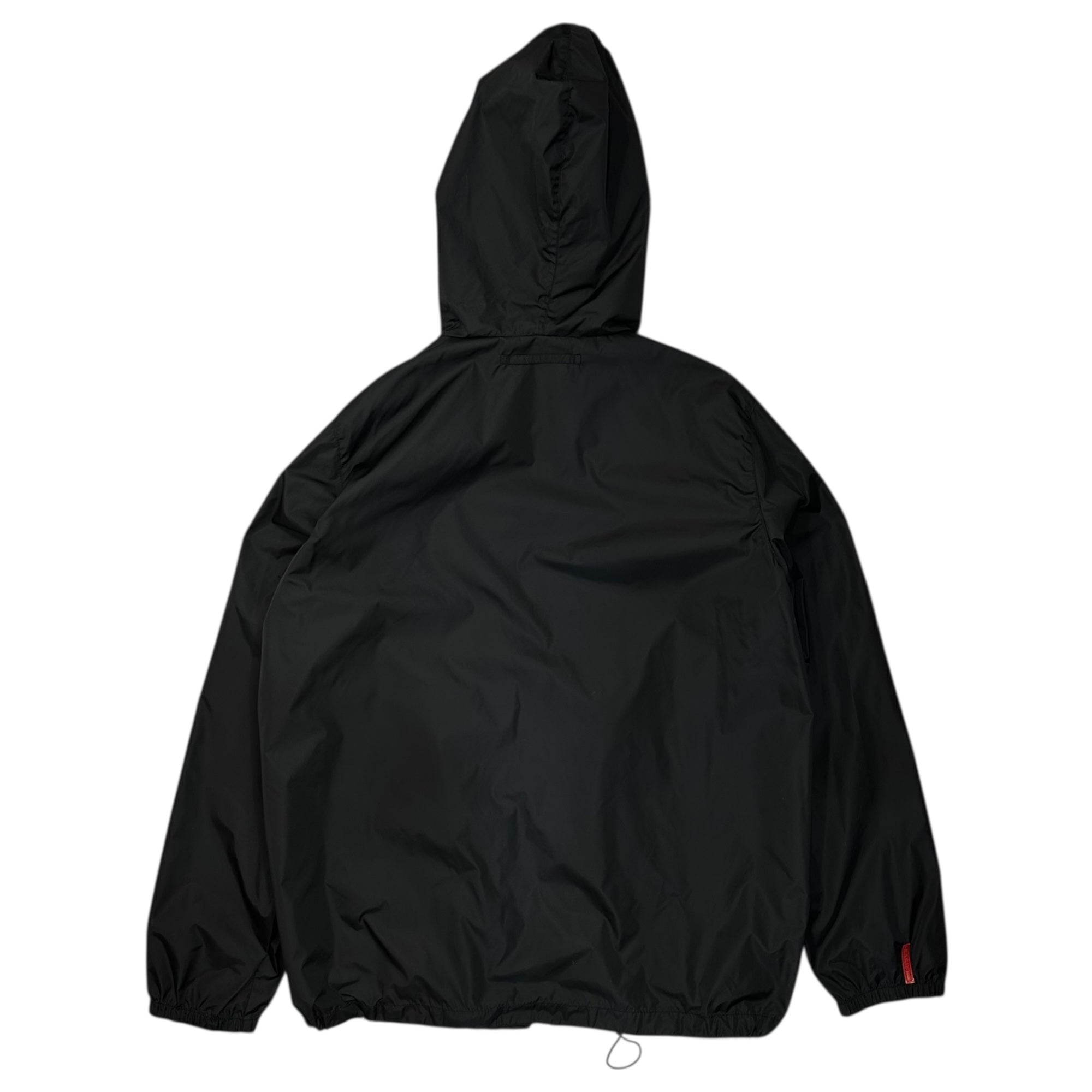 PRADA SPORT(プラダスポーツ) 2007's Sleeve Logo Nylon Parka 袖 ロゴ ナイロン マウンテンパーカー M ブラック 00's