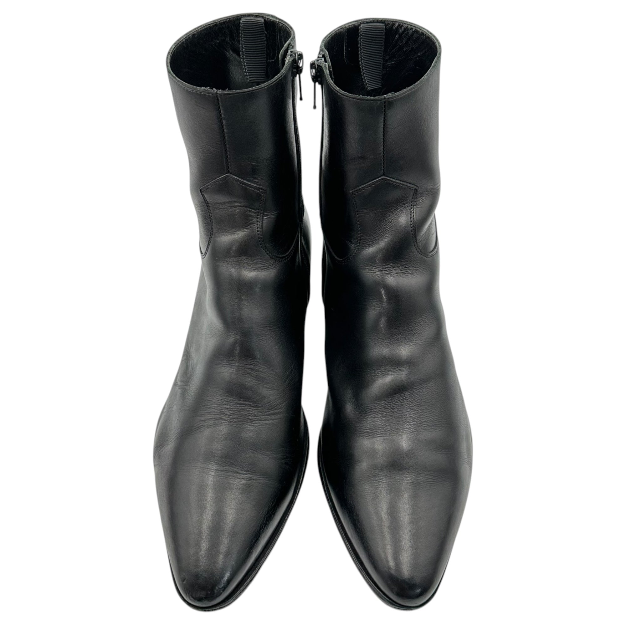 CELINE(セリーヌ) 19SS Hedi Slimane JACNO 6cm Heel Side-Zip Boots エディスリマン ジャクノ 6センチ ヒール サイドジップ ブーツ 791465 43(約28cm〜28.5cm) ブラック エディ期