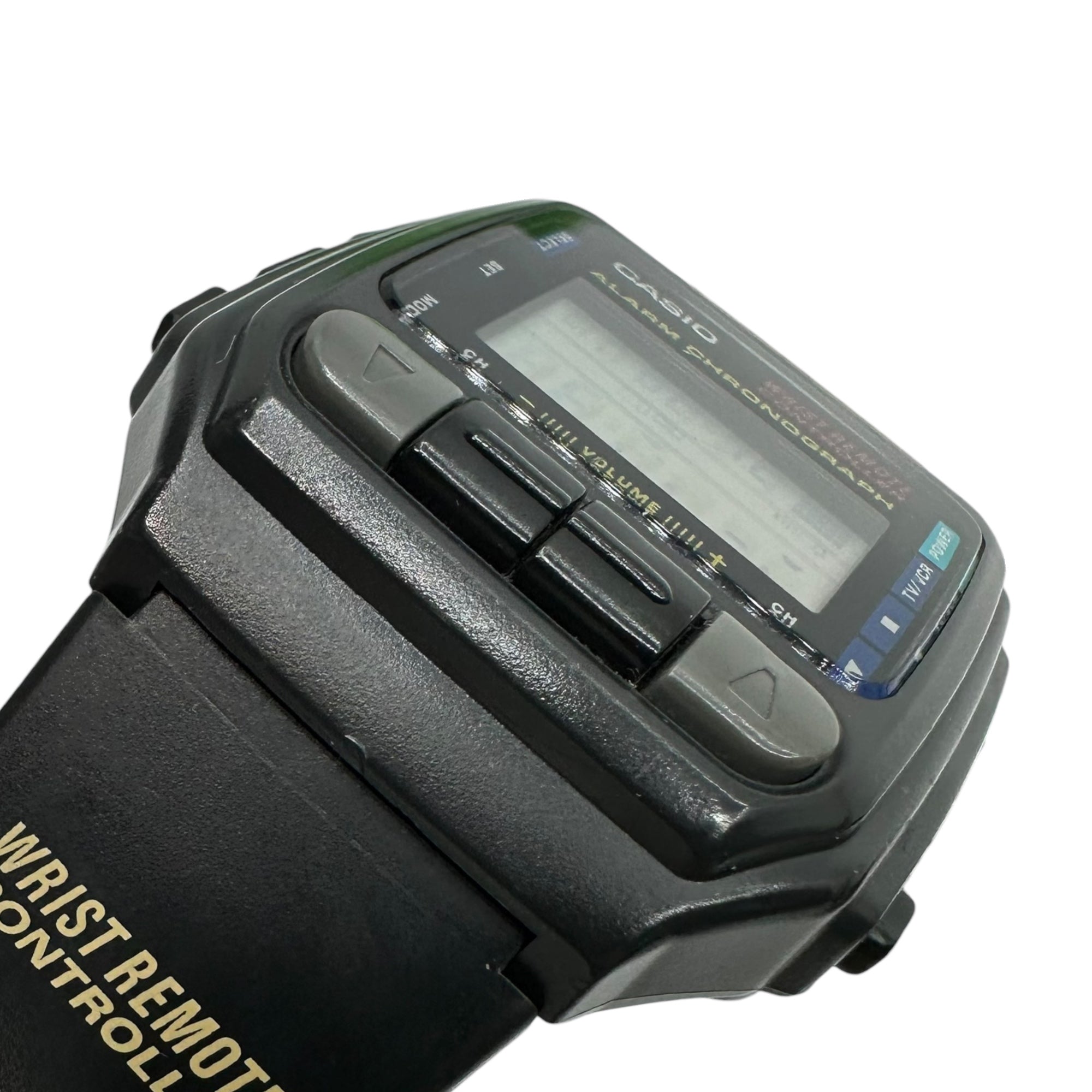 CASIO(カシオ) 90's ALARM CHRONOGRAPH WRIST REMOTE CONTROLLER リスト リモート コントローラー TVリモコン デジタル ウォッチ CMD-30B ブラック 90年代 ヴィンテージ 腕時計 1993年 通称 「腕リモ」