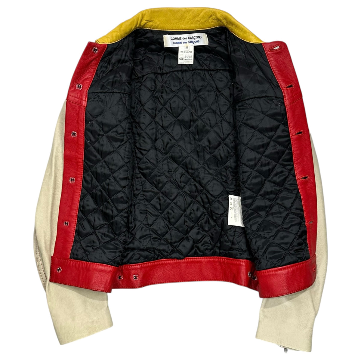 COMME des GARCONS COMME des GARCONS(コムデギャルソンコムデギャルソン) Multicolored Deerskin Tracker Jacket マルチカラー 鹿革 トラッカー ジャケット W8J007 SS マルチカラー AD表記無 00s