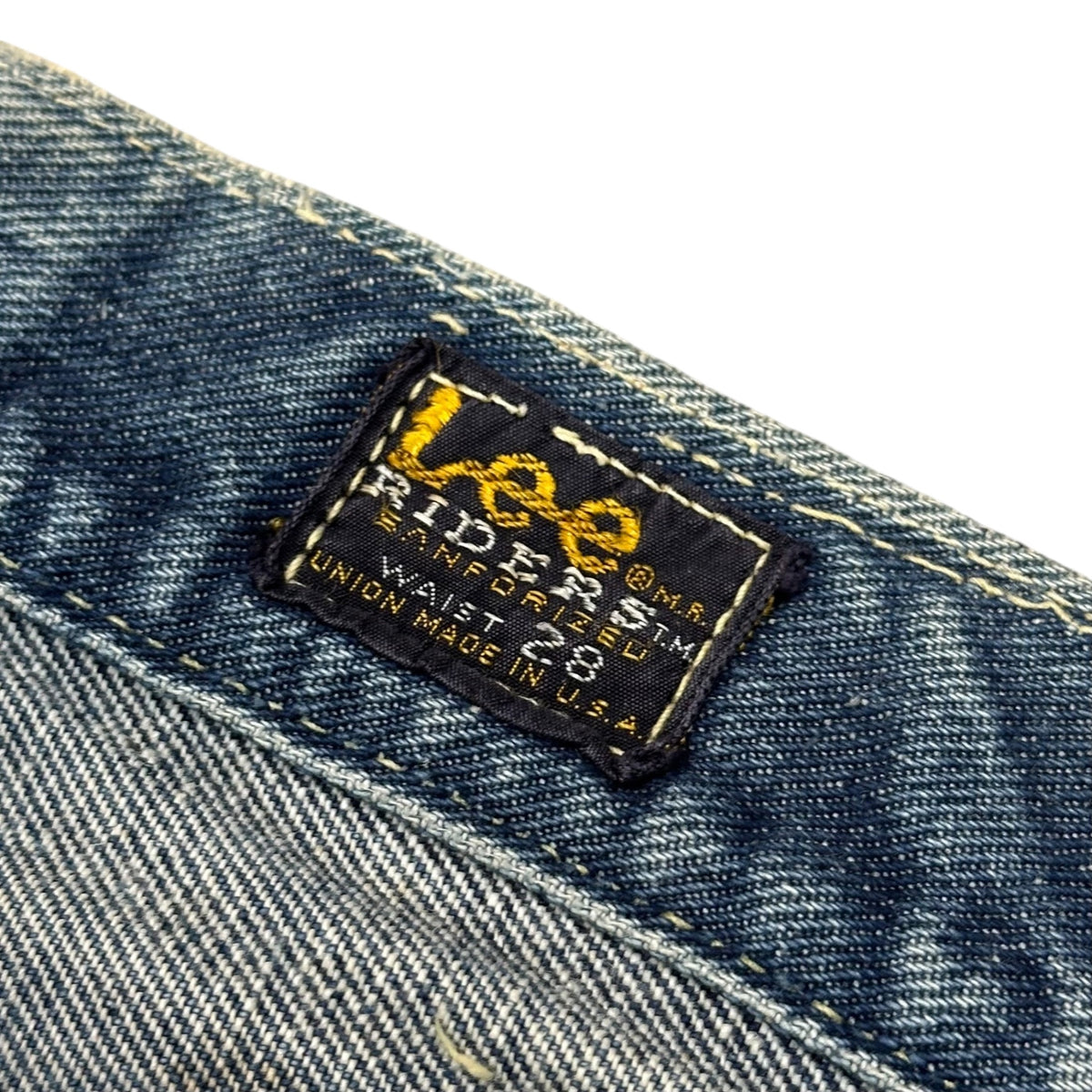 LEE(リー) 1970~1971's RIDERS 101Z Denim Pants デニム パンツ 28 インディゴ 70's 70年代 ヴィンテージ サイド黒タグ最終期