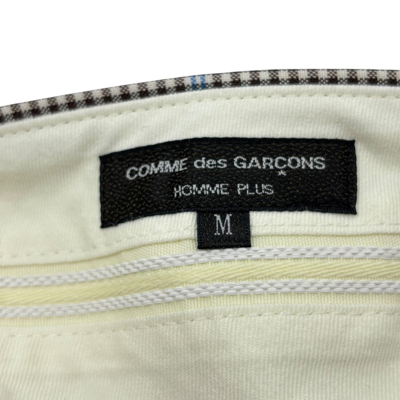 COMME des GARCONS HOMME PLUS(コムデギャルソンオムプリュス) 18SS Disco期 Check penguin sarouel pants チェック ペンギン サルエル パンツ PA-P022 M グレー AD2017