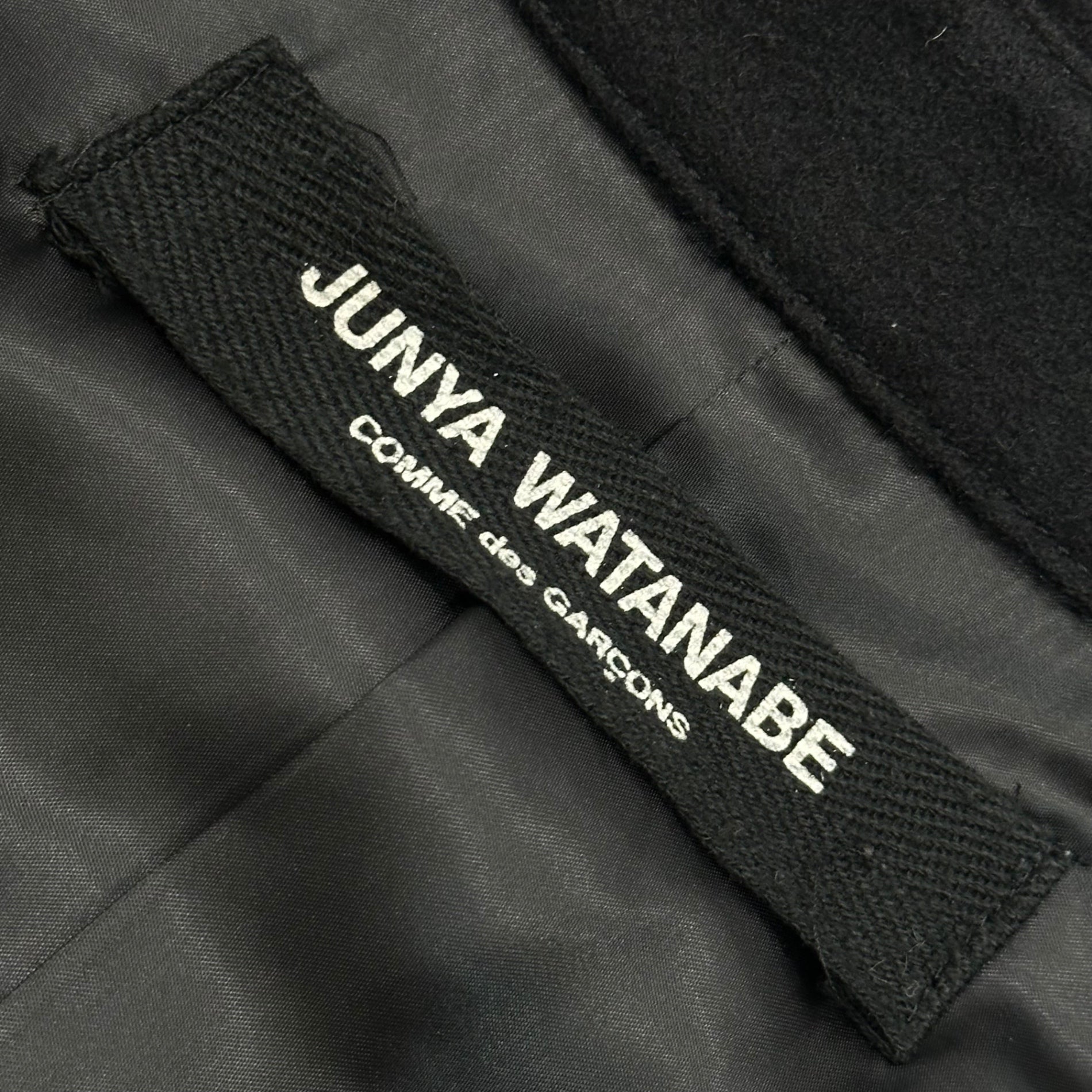 JUNYA WATANABE COMME des GARCONS(ジュンヤワタナベコムデギャルソン) 2008AW MeLton Peacoat メルトン Pコート JB-C044 表記無(M程度) ブラック AD2008