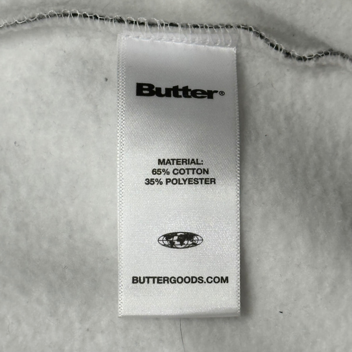 Butter Goods(バターグッズ) Frenzy Zip-Thru Hood - Grey Camo カモ ジップ パーカー L グレー