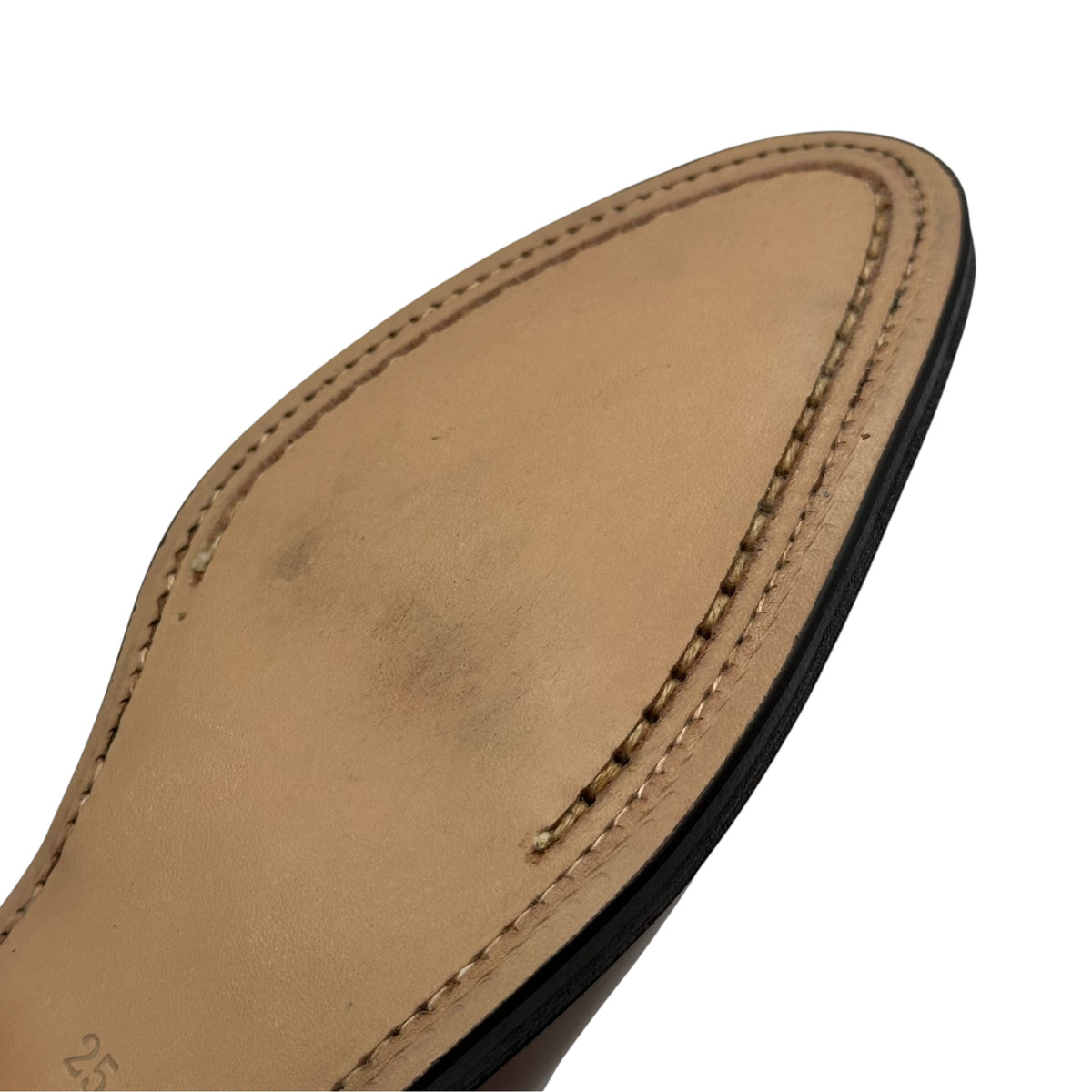 COMME des GARCONS HOMME PLUS(コムデギャルソンオムプリュス) 2000AW ”Docking Rock” Line dress shoes ドッキングロック ドレス シューズ PK-04102 25cm ブラウン×レッド 00's 革靴