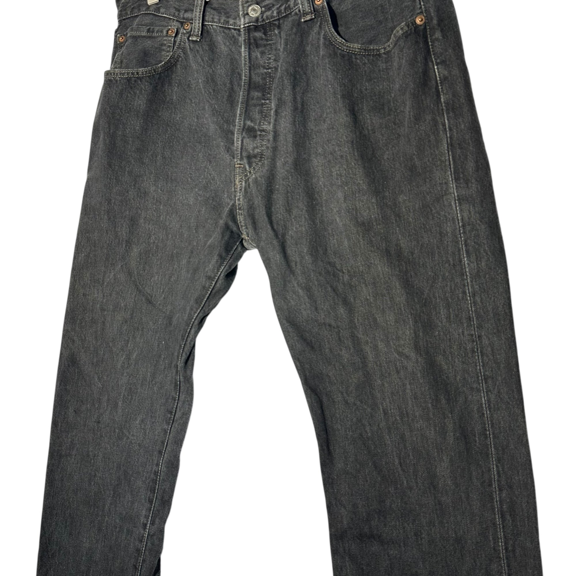 Levi's(リーバイス) Post-dyed black denim pants 501 後染め ブラック デニム パンツ 08501-00 36 ブラック