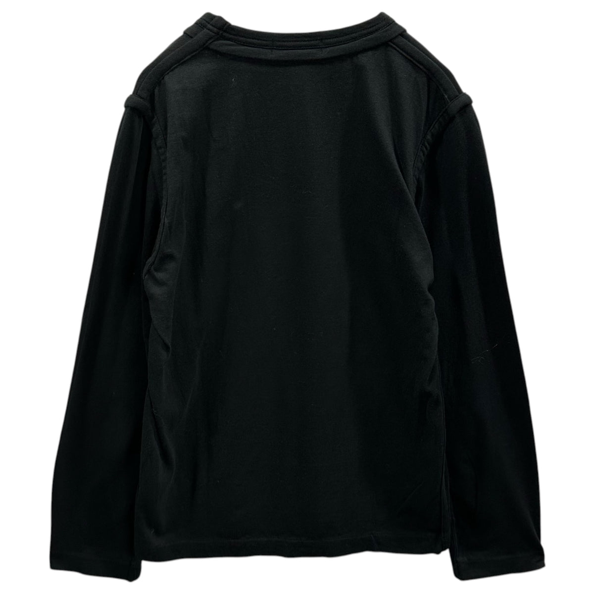 COMME des GARCONS(コムデギャルソン) 1999SS Sleeve-Docking Cotton L/Ｓ Cut-and-Sew Top 袖 ドッキング コットン 長袖 カットソー GT-040160 FREE ブラック AD1998