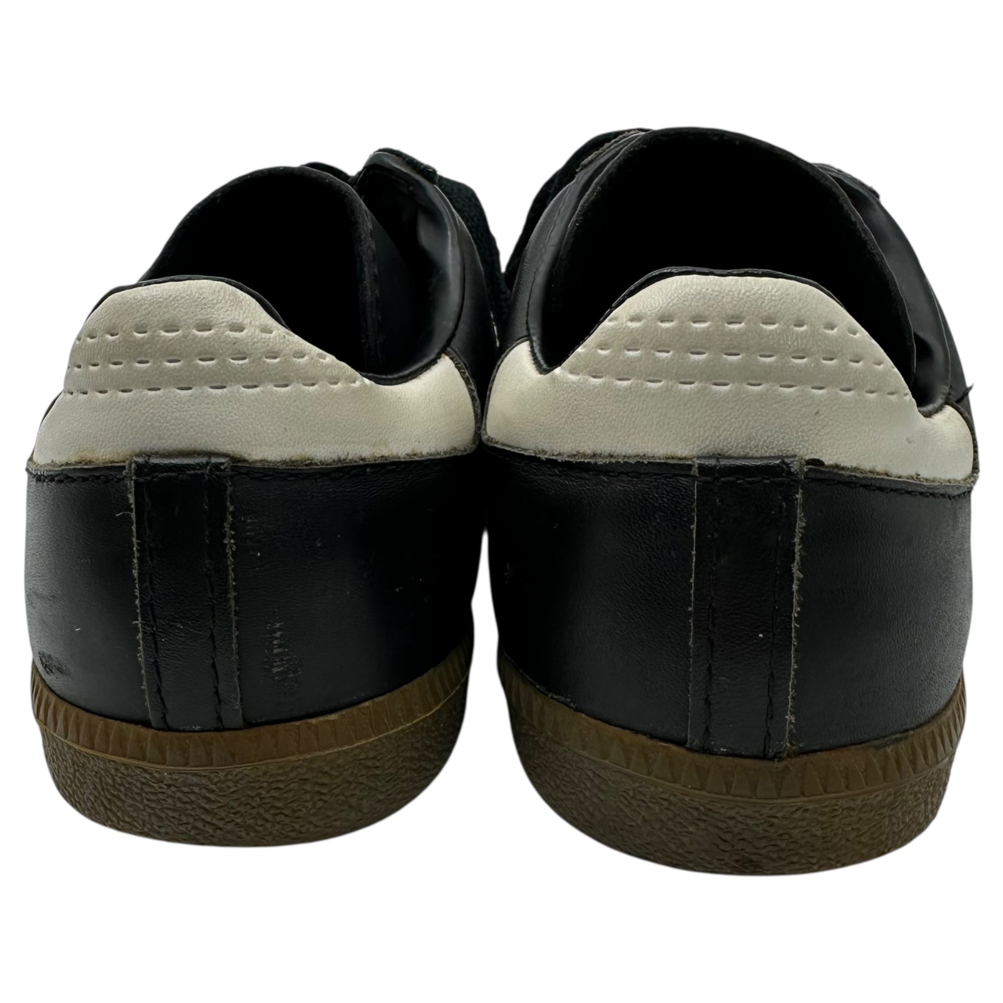 adidas(アディダス) 90's Vintage Samba Leather ヴィンテージ サンバ レザー 019000 24cm ブラック 90年代 1996年製 ローカット スニーカー