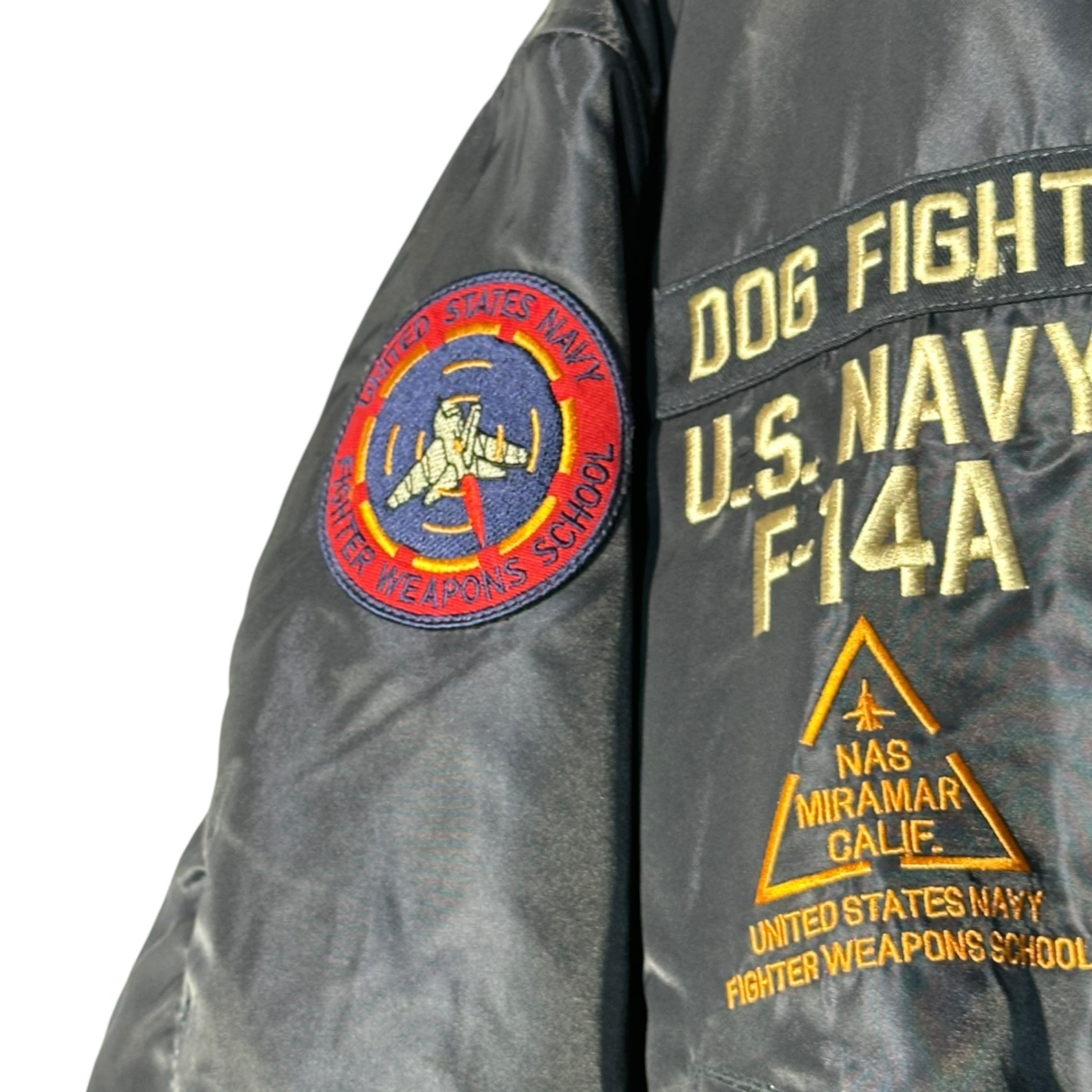 AVIREX(アヴィレックス) TOMCAT MA-1 TOPGUN トムキャット フライト ジャケット トップガン 783-3952033 M ネイビー ボンバー ワッペン