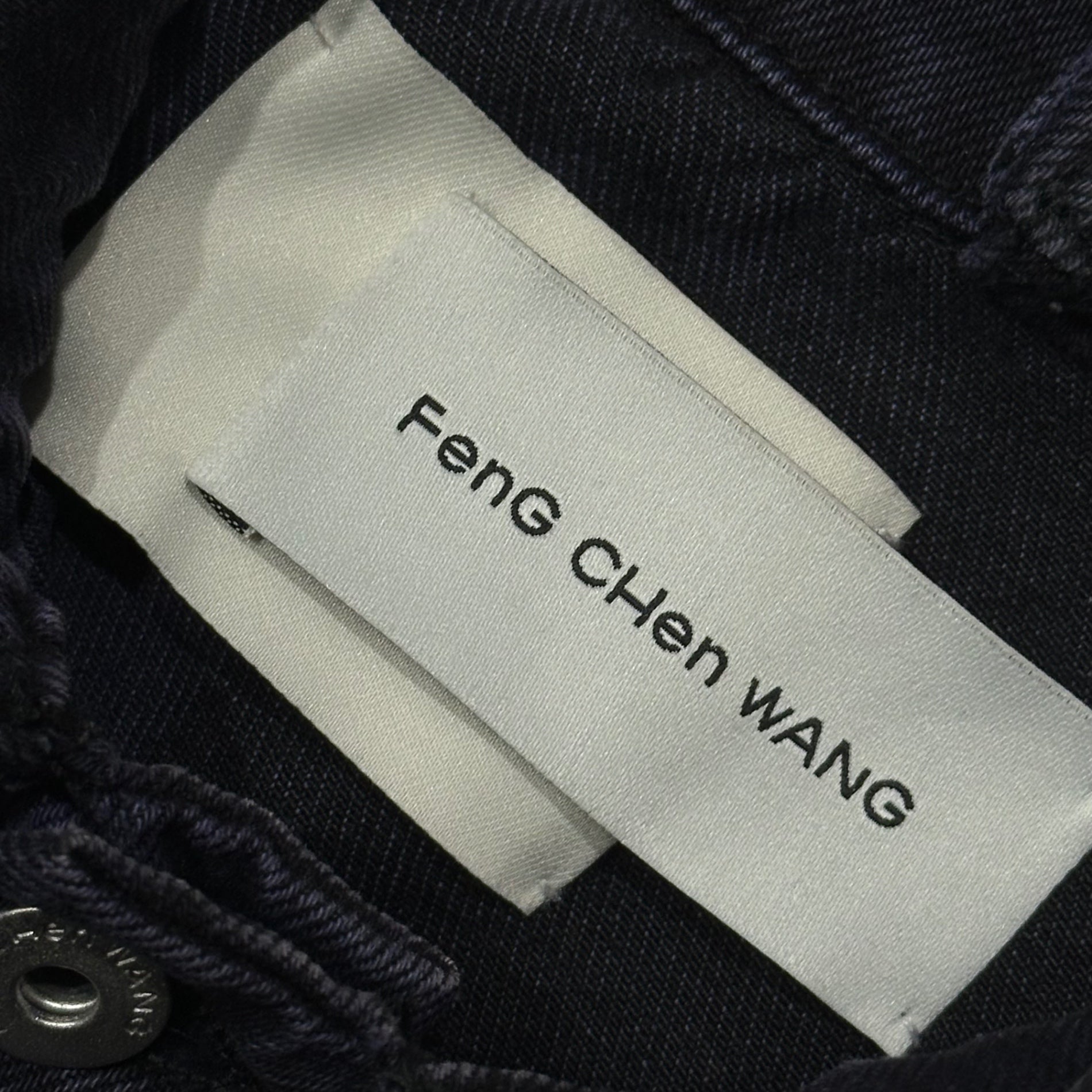 Feng Chen Wang(フェンチェンワン) TIE DYE DENIM JACKET & TECHNICAL CARGO PANTS タイダイ デニム ジャケット  & テクニカル カーゴ パンツ FF12JAC127 FF12TRO509 S パープル×ブラック セットアップ 上下セット