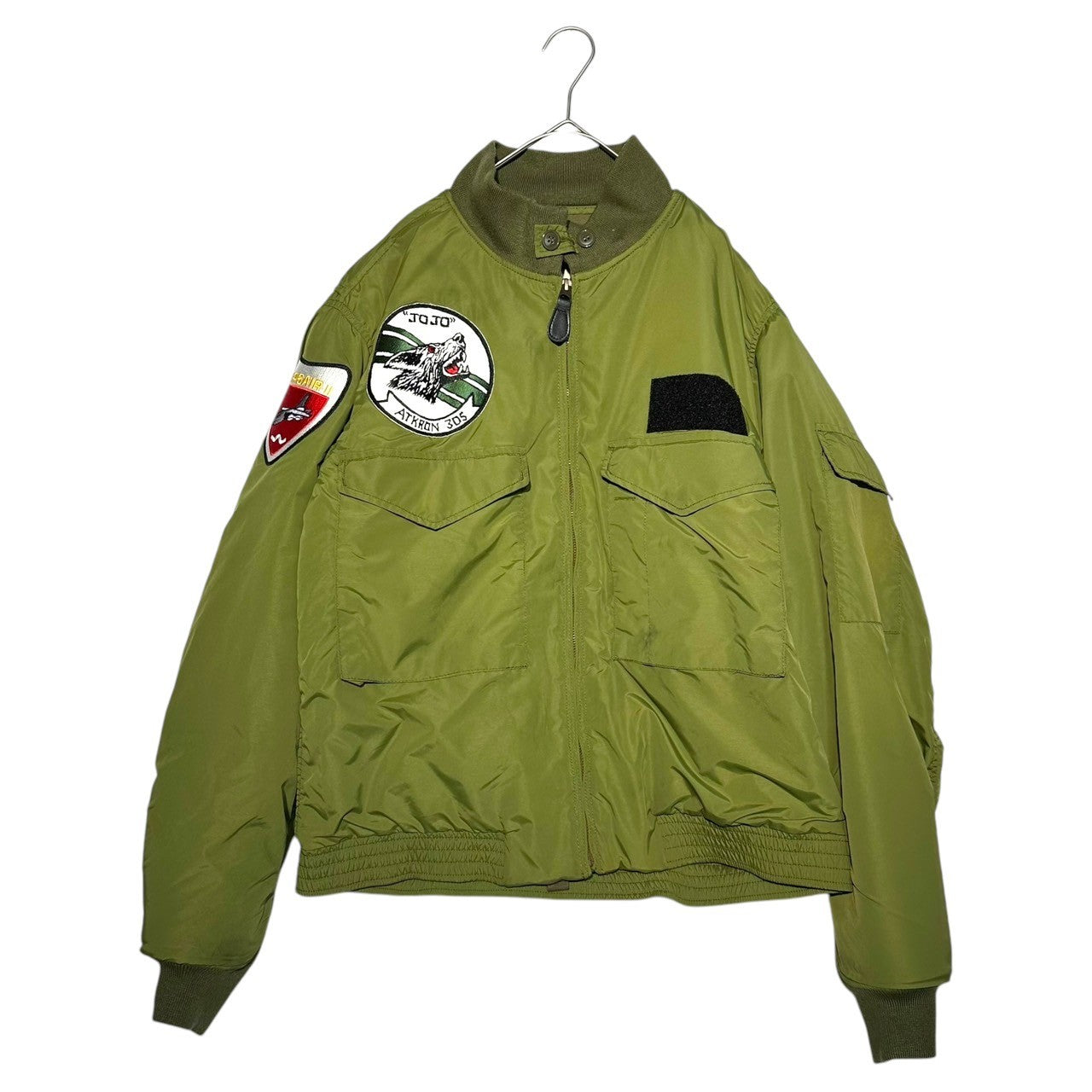 HOUSTON(ヒューストン) G-8 FLIGHT JACKET 2nd フライト ジャケット 55090 42(L) オリーブ ゴンズ ミリタリー