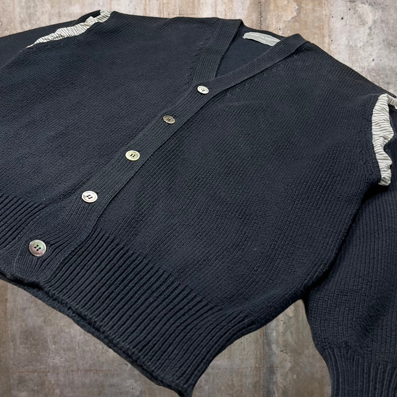 COMME des GARCONS HOMME(コムデギャルソンオム) 90's sleeve switching cotton cardi