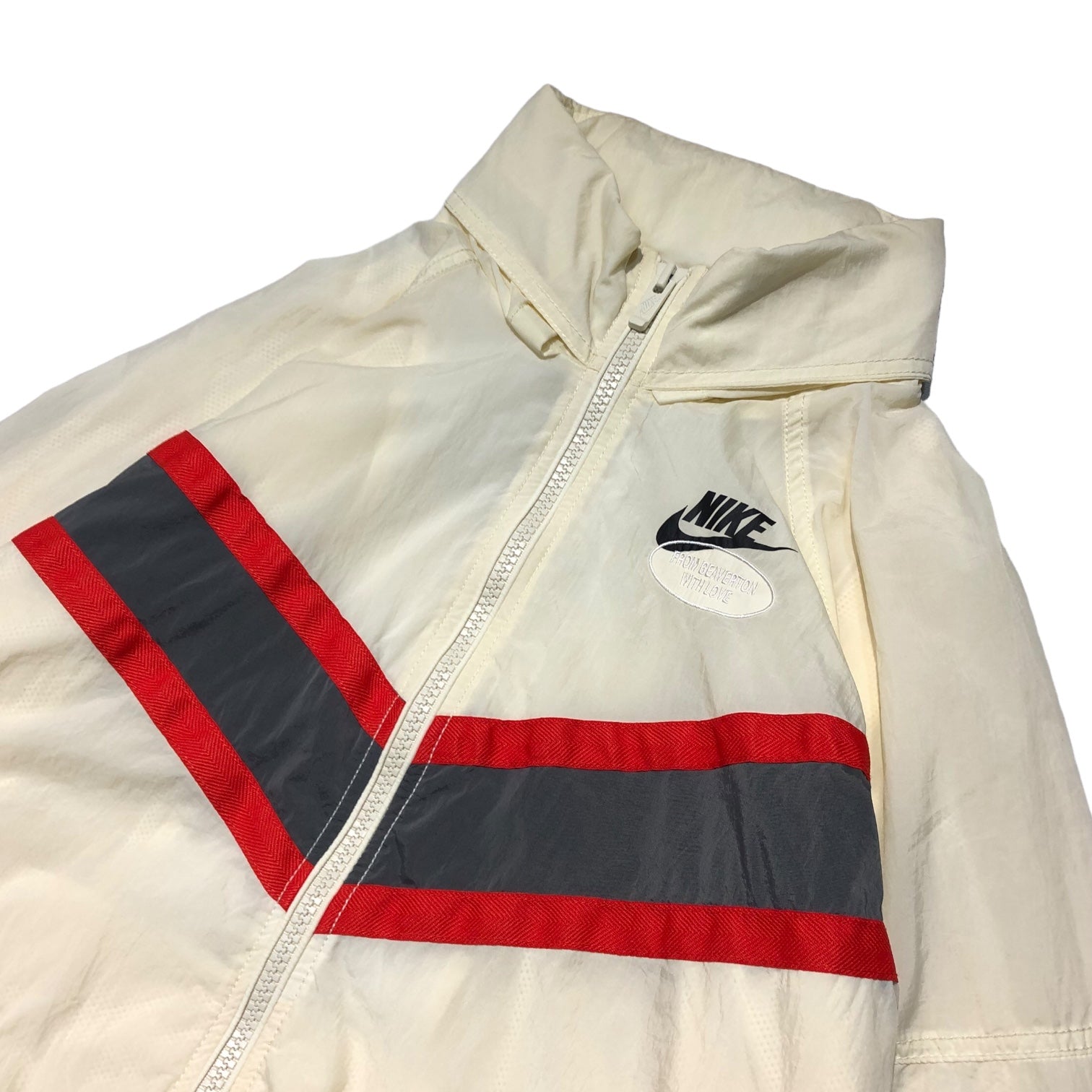 NIKE(ナイキ) AS M NSW HBR-S WVN LND JKT COCONUT ロゴ スウッシュ ナイロン ジャケット DM5021-113  XL アイボリー