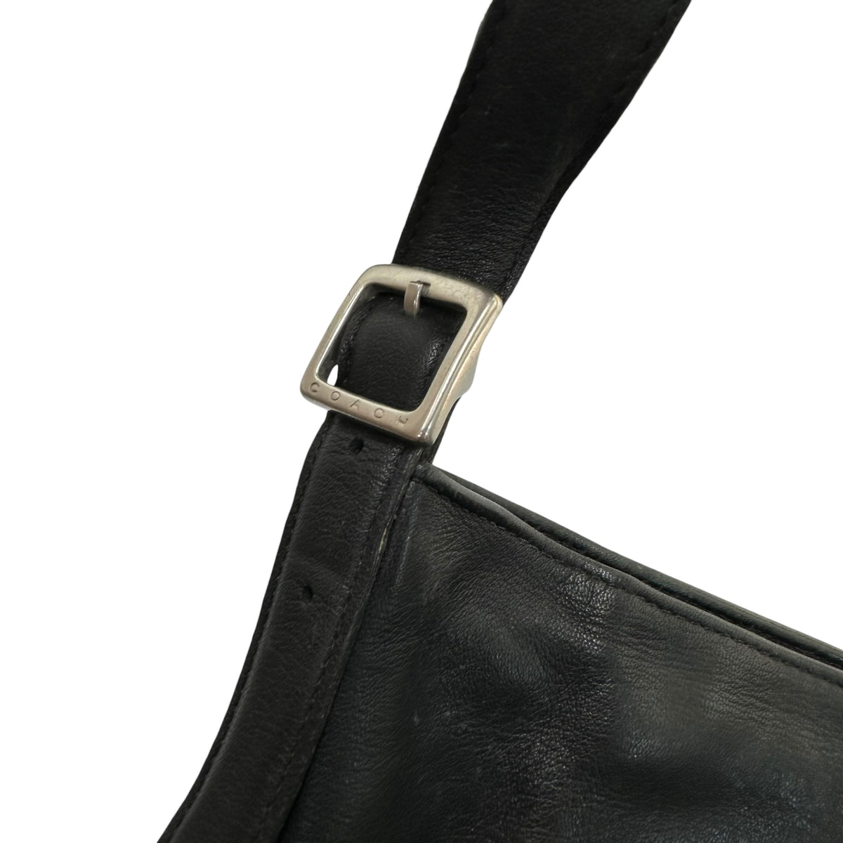 COACH(コーチ) Poppy shoulder bag ポピー ショルダー バッグ F15012 ブラック ワン シグネチャー