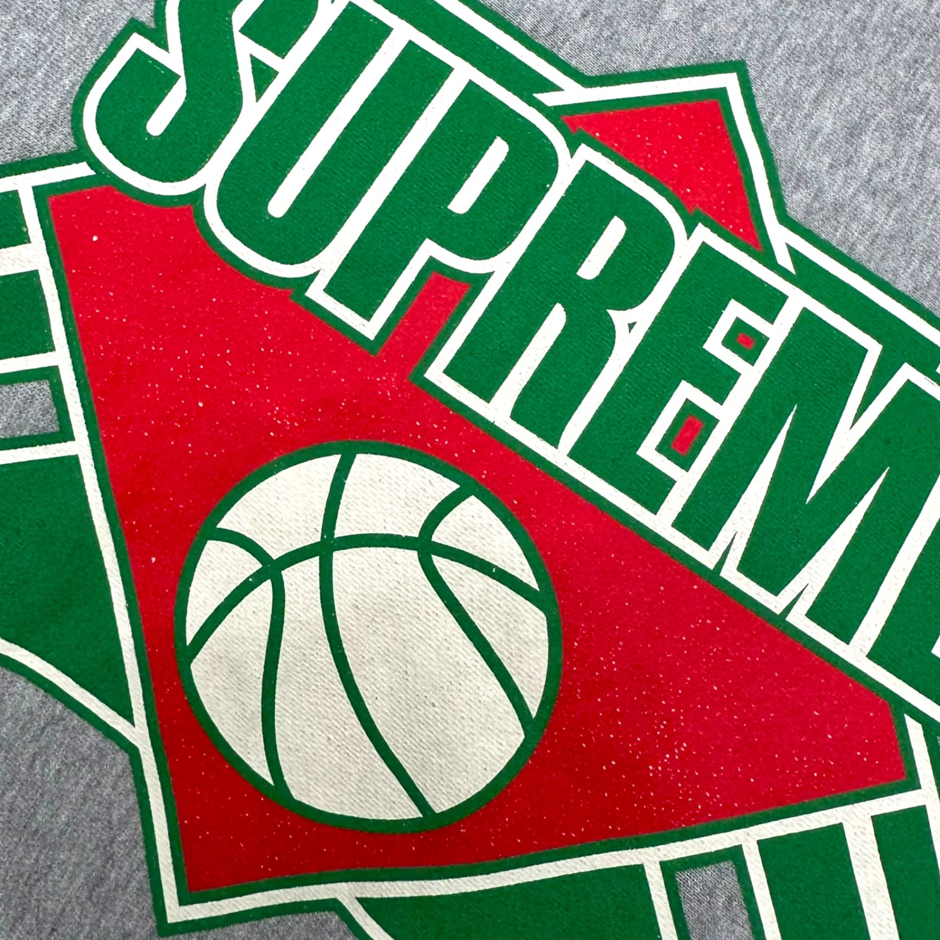 SUPREME(シュプリーム) 2004AW Ewing Crewneck Sweatshirt クルーネックスウェット XL グレー 00's カナダ製