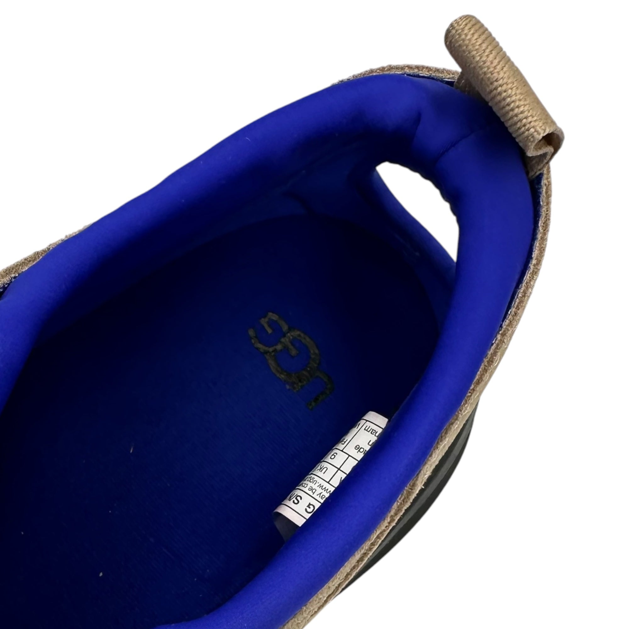 UGG(アグ) M HERITAGE UTILITY AVOID ヘリテージ ユーティリティー アクソイド スニーカー 1174995 28cm ベージュ×ブラック 厚底 スリッポン