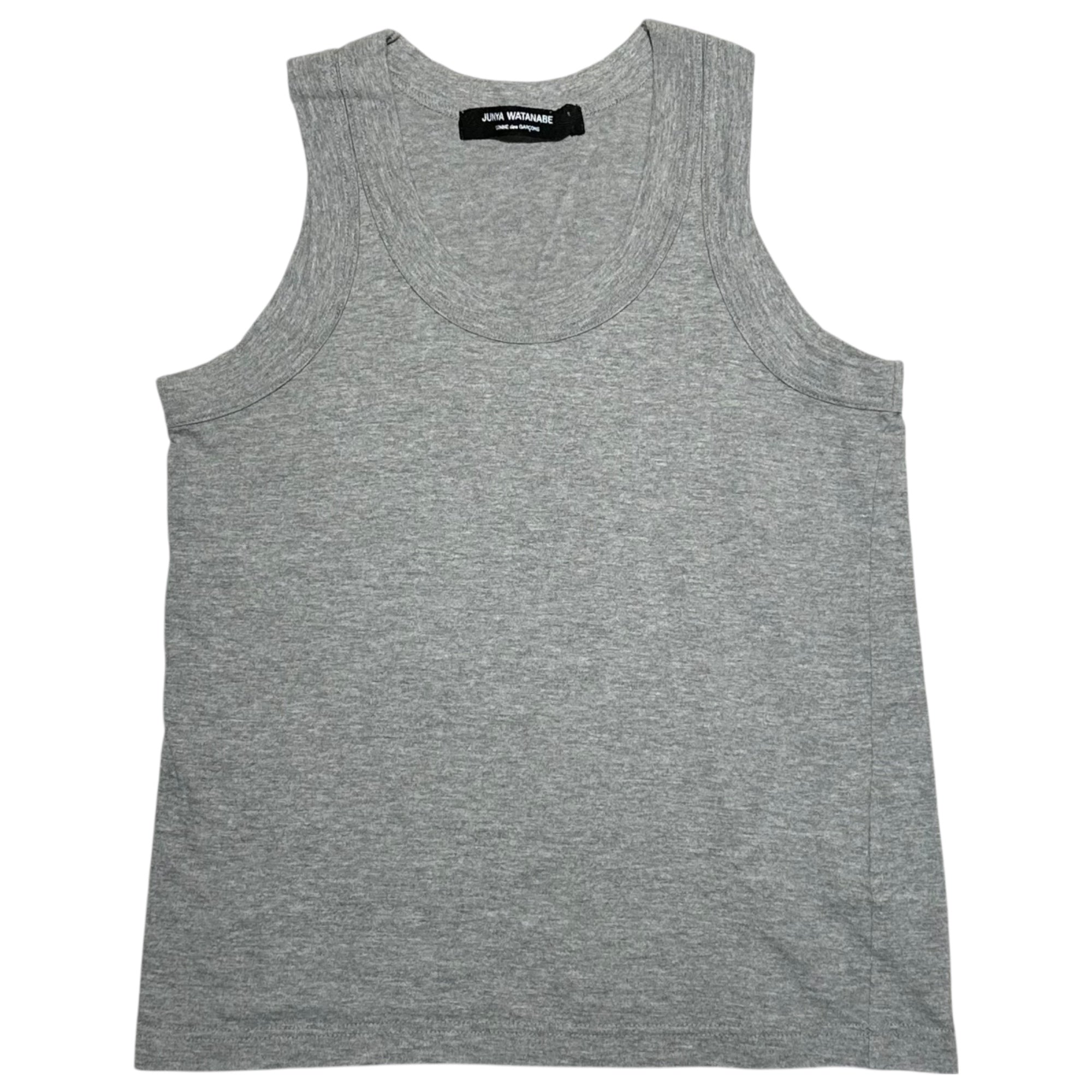 COMME des GARCONS JUNYA WATANABE(コムデギャルソンジュンヤワタナベ) 10SS Cotton Tank Top コットン タンクトップ グレー JZ-T002 表記無(M程度) グレー AD2009