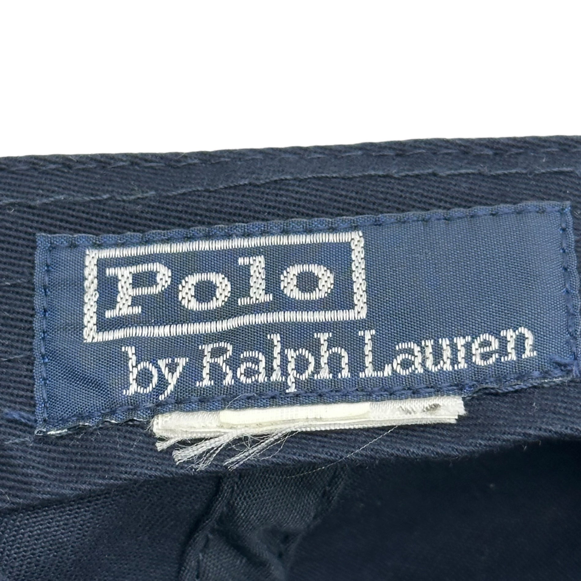 POLO RALPH LAUREN(ポロラルフローレン) Back Embroidered 6-Panel Cap バック 刺繍 6パネル キャップ ネイビー タグ切り取り