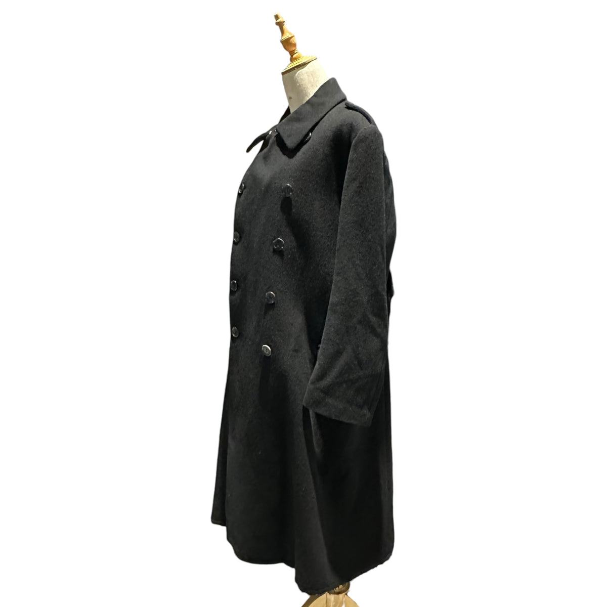 COMME des GARCONS(コムデギャルソン) 1994AW Double-Breasted Wool Long Coat ダブルブレスト ウール ロング コート GC-040120 表記無(FREE) ブラック 90年代 90's