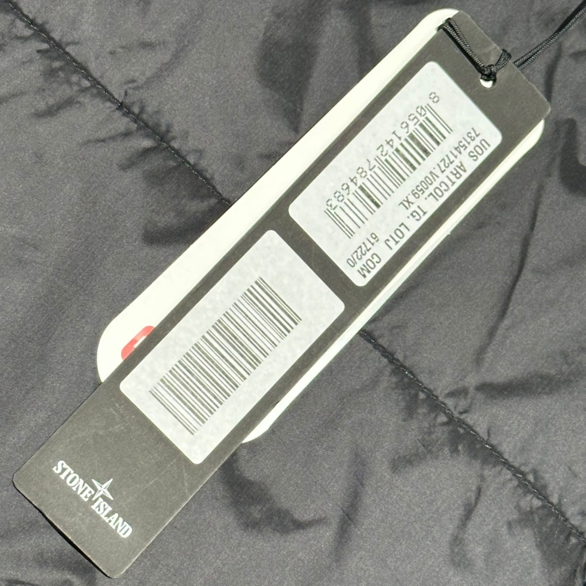 STONE ISLAND(ストーンアイランド) Technical Fabric Snap Button Zip-Up Half Coat テクニカルファブリック スナップボタン ジップアップ ハーフ コート 731541727 XL カーキ