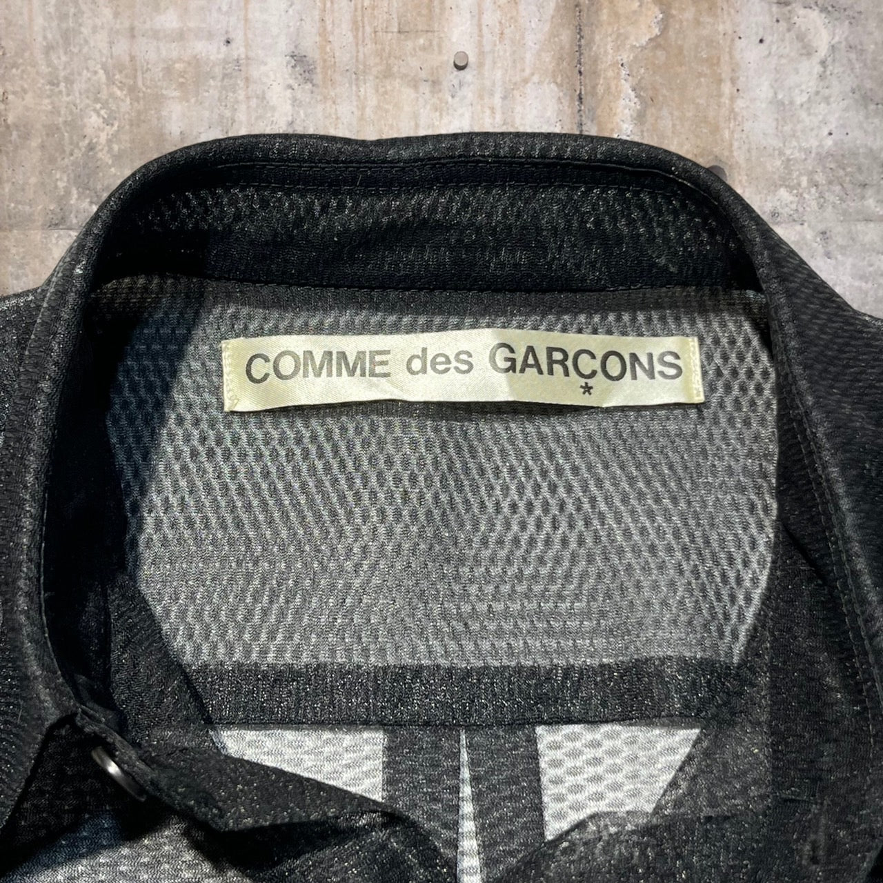 COMME des GARCONS(コムデギャルソン) 90'sシースルーシャツ GB-100240 表記なし ブラック AD1995
