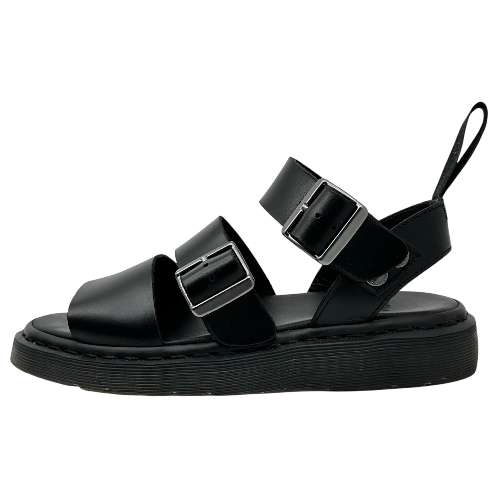 DR.MARTENS(ドクターマーチン) GRYPHON グリフォン レザー ストラップ サンダル 15695001 24cm ブラック