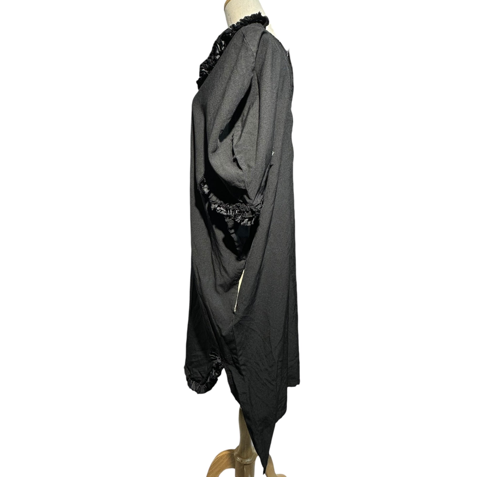 COMME des GARCONS / コムデギャルソン | 2013SS | 変形 アシンメトリー フリル カットソー | S | ブラック | レディース COMME des GARCONS（コムデギャルソン） | 2013SS | 変形