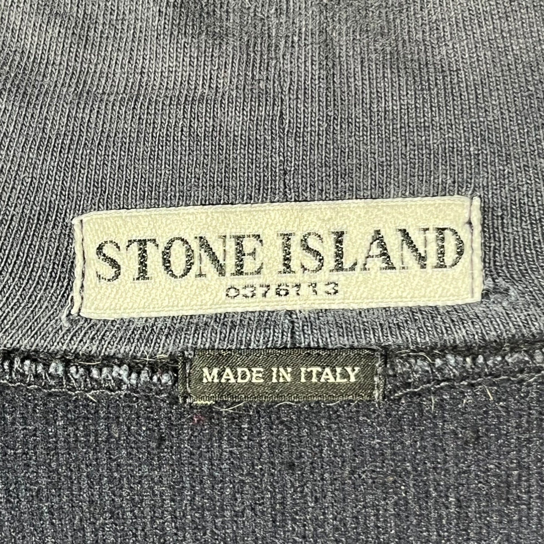 STONE ISLAND(ストーンアイランド) 00's Driver's knit ドライバーズ ニット XL ダークネイビー アーカイブ