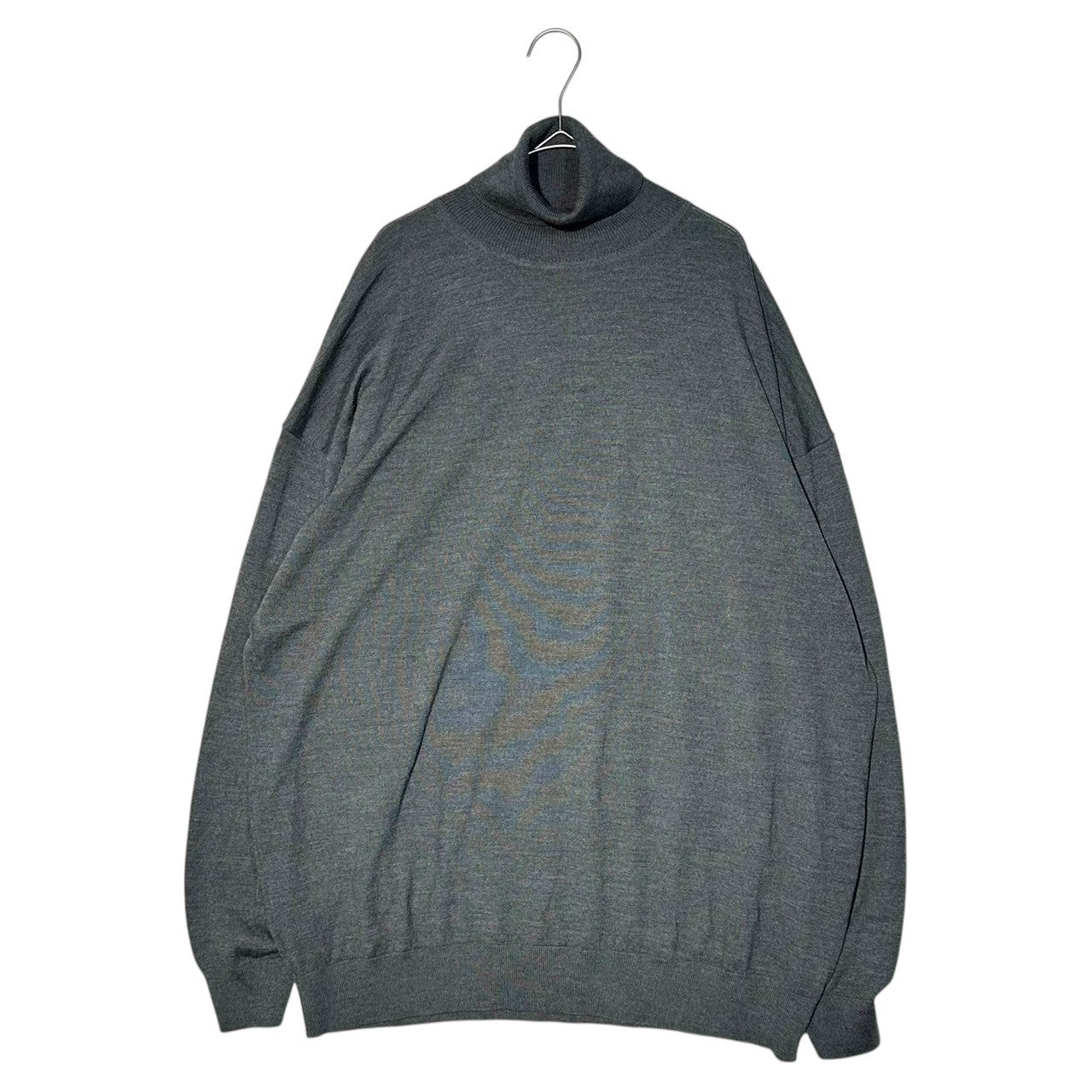 Graphpaper(グラフペーパー) Oversized turtleneck high gauge L/S knit オーバーサイズ タートルネック ハイゲージ 長袖 ニット　 GM203-80019B FREE グレー