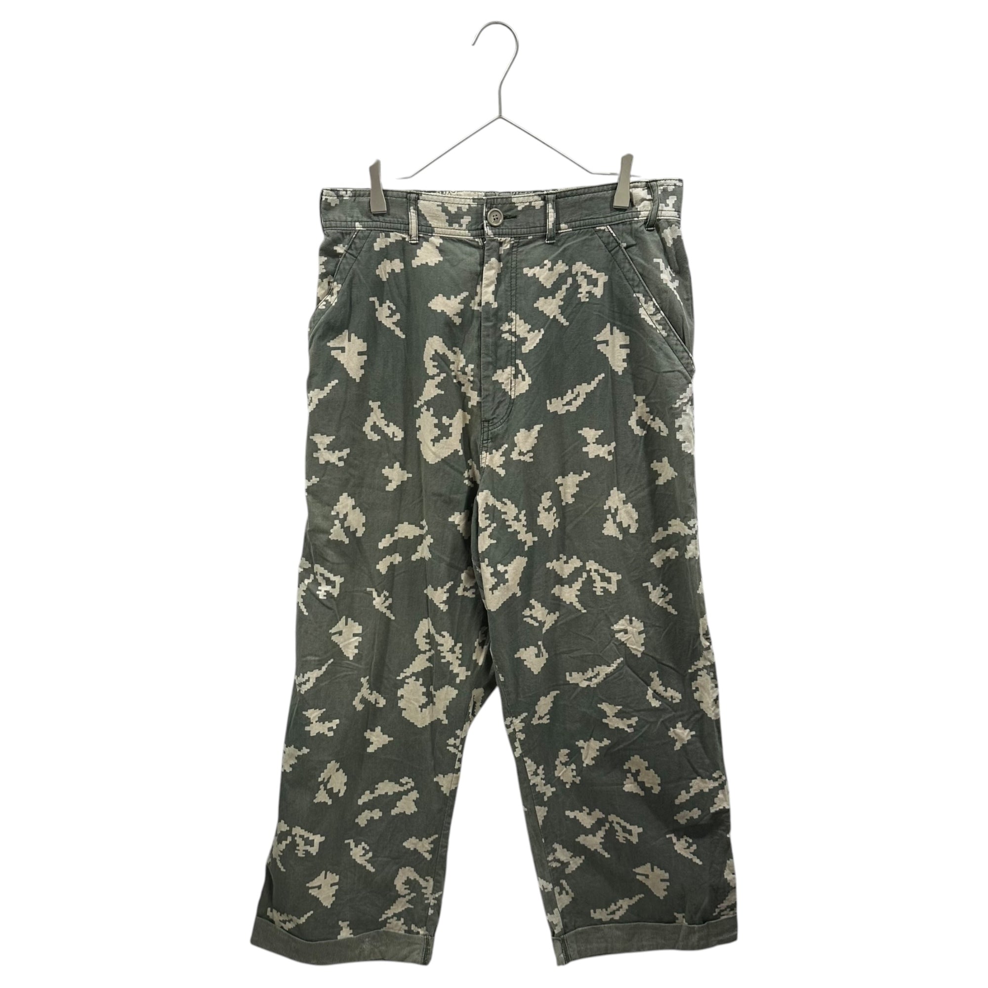 COMME des GARCONS HOMME PLUS(コムデギャルソンオムプリュス) 1995SS Digital Camo Wide-Leg Work Pants デジカモ ワイド ワーク パンツ PP-10046 S カーキ AD1994 ワーク期 稀少 アーカイブ