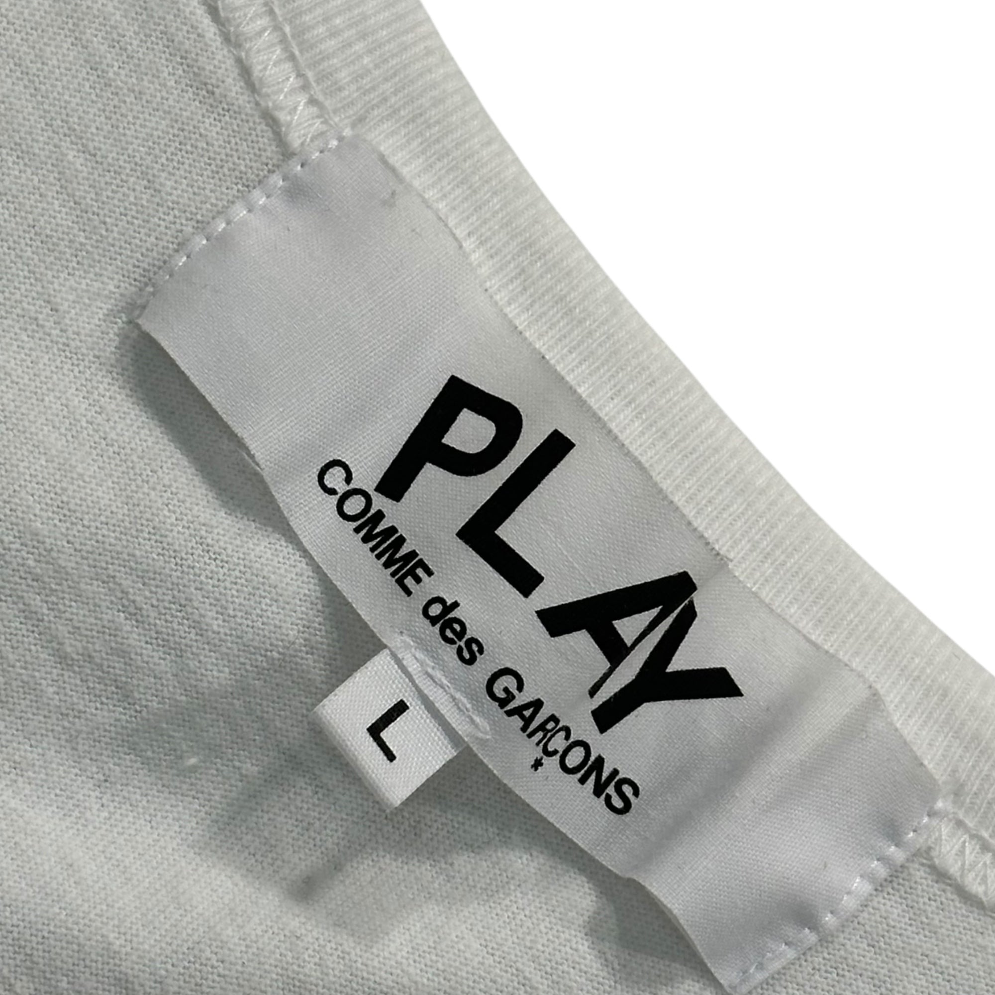PLAY COMME des GARCONS(プレイコムデギャルソン) ノースフェイス Tシャツ L ホワイト AE-T202
