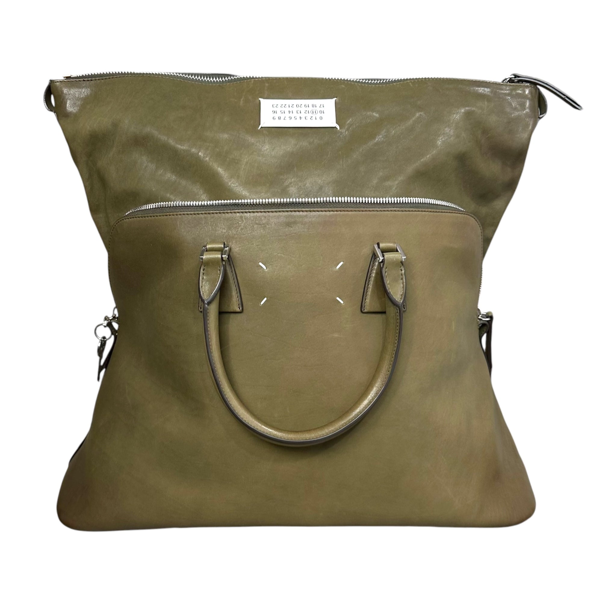 MAISON MARGIELA(メゾンマルジェラ) 5AC Bag XL - Limited Edition 2WAY ショルダー バッグ VIP限定カラー SB1WG0072 XL ミリタリーグリーン 著名人着用