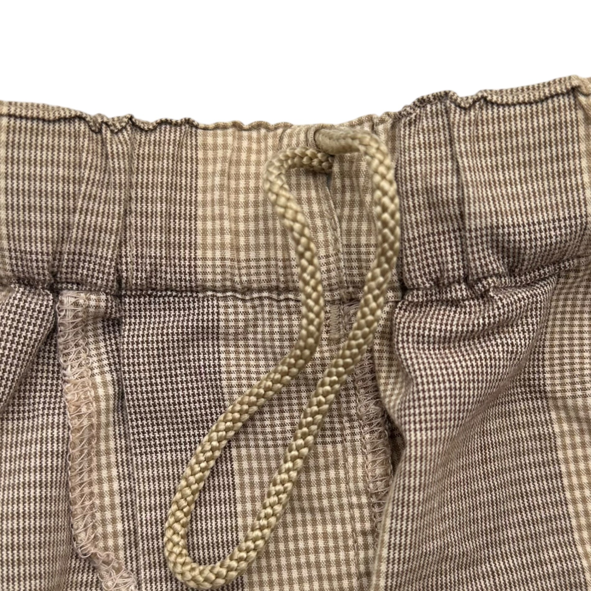 GOODENOUGH(グッドイナフ) 90's Back GE Print Check Easy Shorts 90