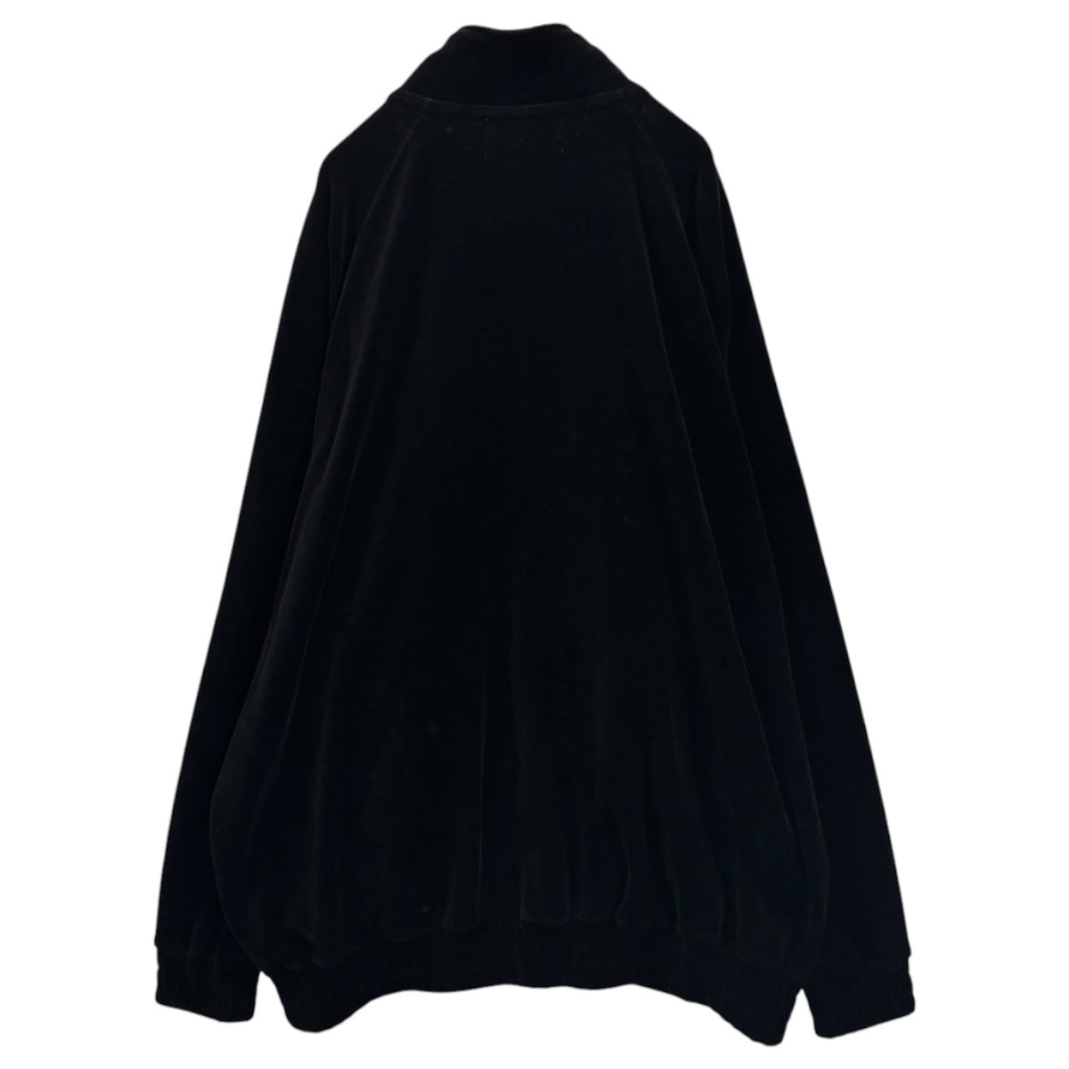 Graphpaper(グラフペーパー) 2024AW Compact Velour Track Jacket コンパクト ベロア トラック ジャケット GM243-70290 2 ブラック