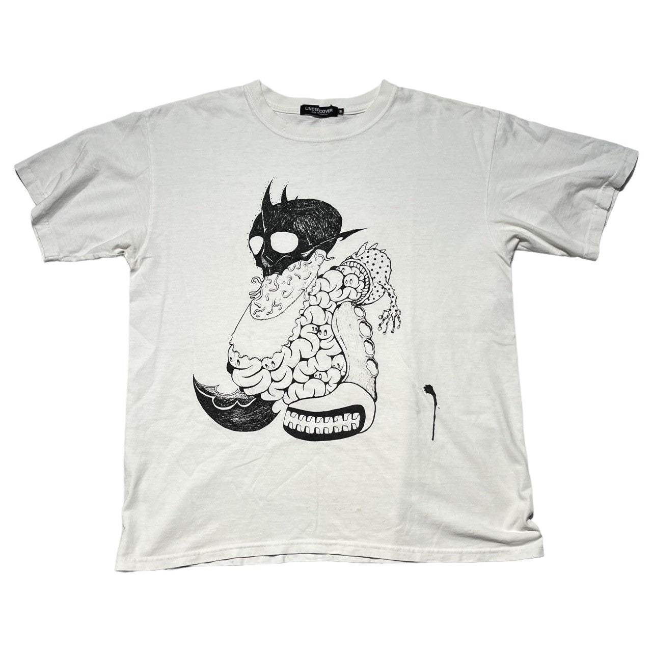 UNDERCOVER × MADSAKI(アンダーカバー×マッドサキ) OLD SKULL T-SHIRT オールド スカル Tシャツ M