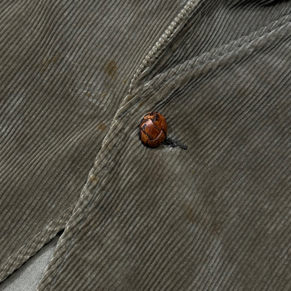 COMME des GARCONS HOMME PLUS(コムデギャルソンオムプリュス) 2004AW Walnut-Button Corduroy Long Jacket 胡桃ボタン コーデュロイ ロング ジャケット PN-J020 M ブラウン AD2004 00s アーカイブ