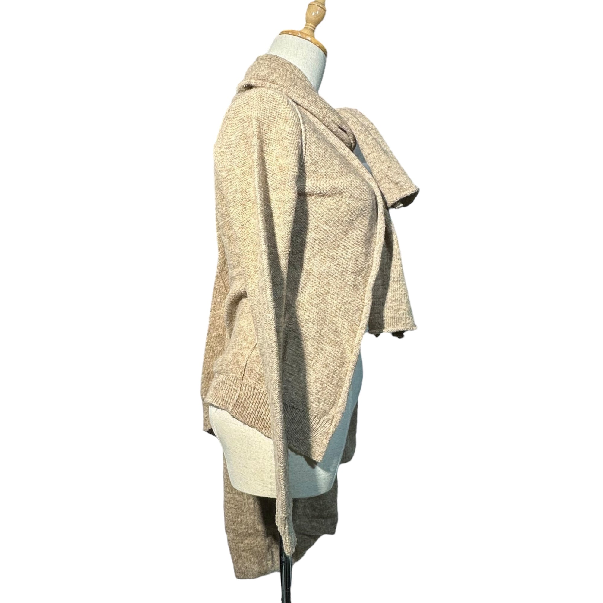 Y's(ワイズ) Buttonless modified knit cardigan ボタンレス 変形 ニット カーディガン YV-K06-173 3(L程度) ベージュ