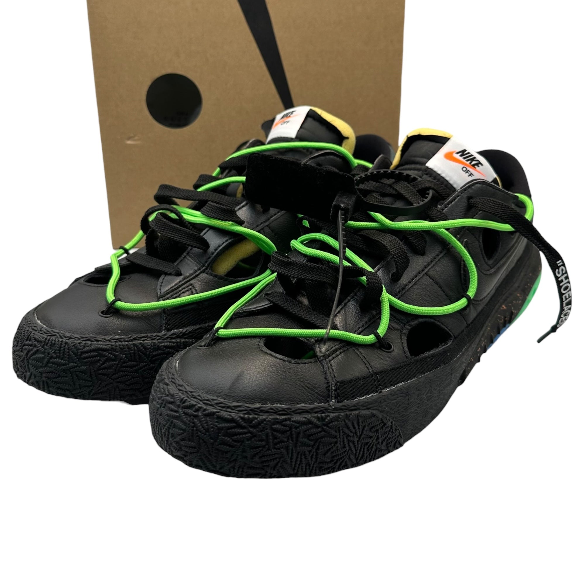 NIKE×Off-White(ナイキ×オフホワイト) Blazer Low Black and Electro