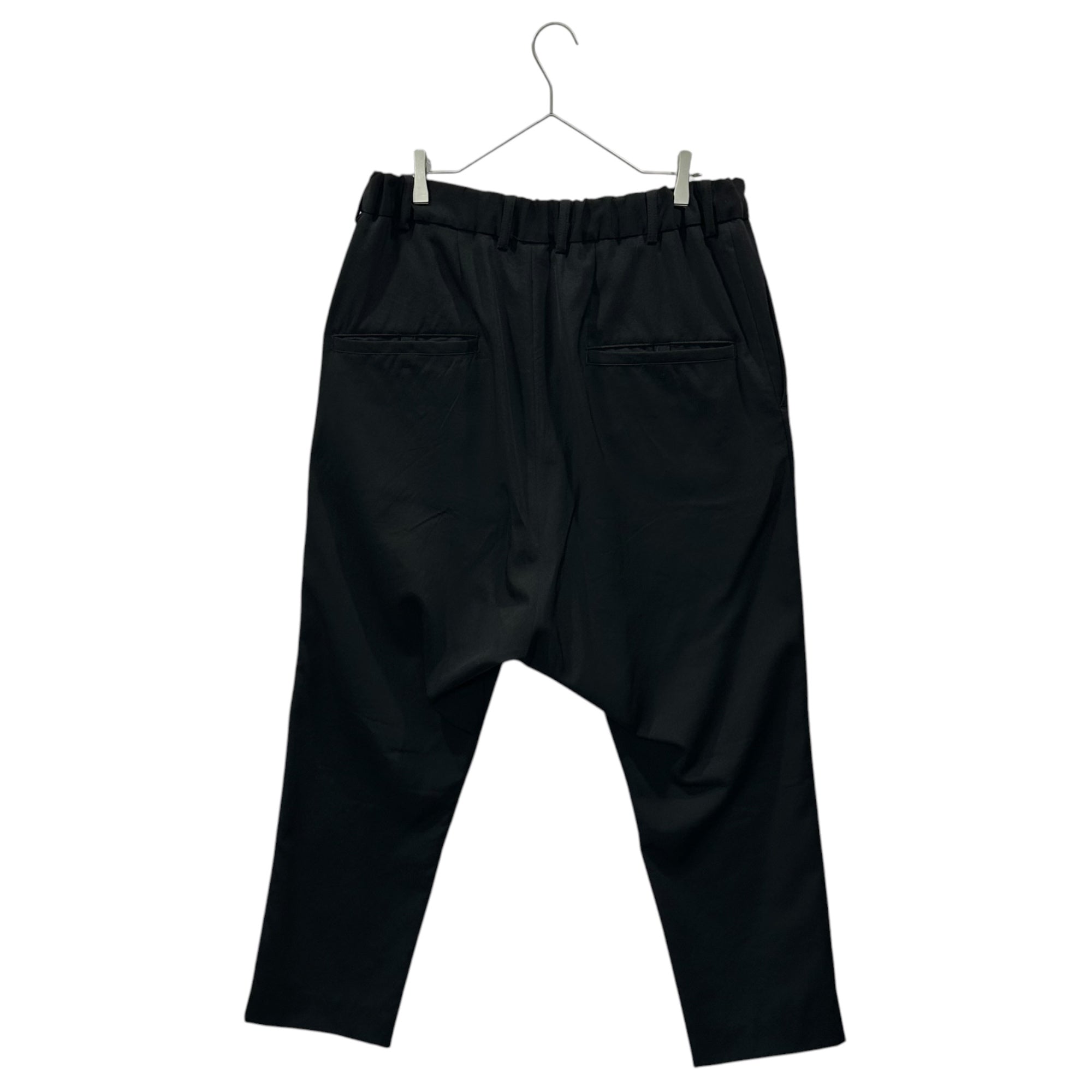 YOHJI YAMAMOTO POUR HOMME(ヨウジヤマモトプールオム) 2016SS Wool Gabardine Harem Pants ウールギャバジン サルエル パンツ HR-P73-100 3(L程度) ブラック