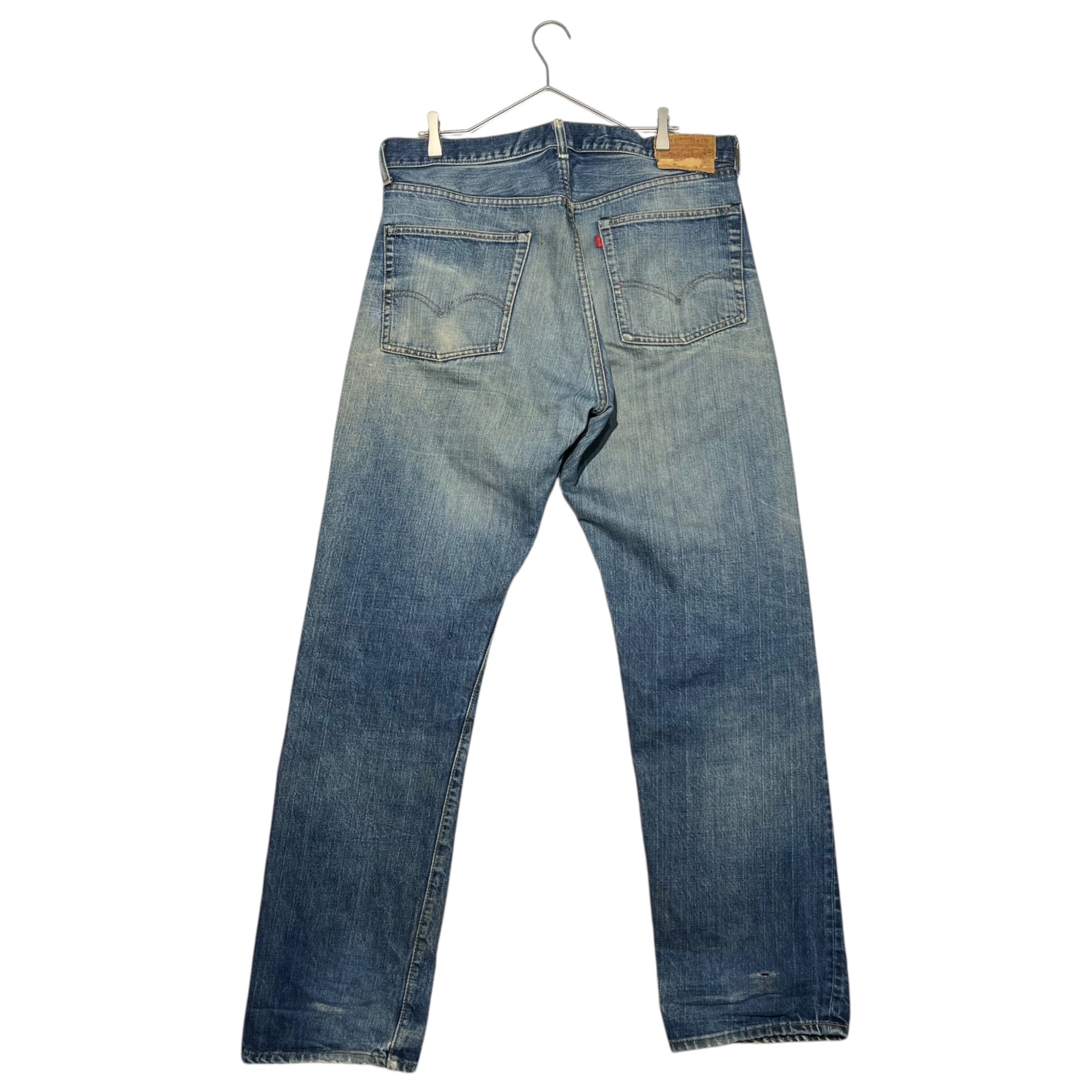 Levi's(リーバイス) 70’s 66前期 505 Vintage straight denim pant ヴィンテージ ストレート デニム パンツ 505-021 W40(実寸W37～38) インディゴ 75年7月製造 裏ボタン8 42TALON スモールe 70年代