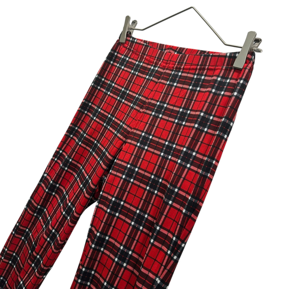 COMME des GARCONS(コムデギャルソン) 2006SS Plaid Leggings チェック レギンス パンツ GQ-T038 SS レッド AD2005 00s アーカイブ
