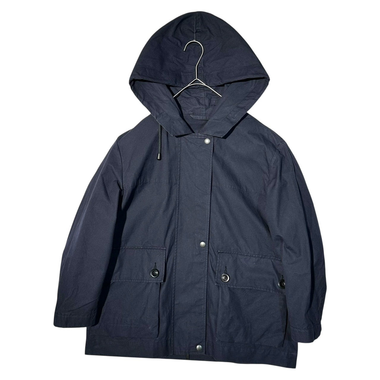 MHL.(マーガレットハウエル) WASHED WAXED COTTON Mountain Parka ウォッシュド ワックス コットン マウンテン パーカー 595-8225504 1(S程度) ネイビー