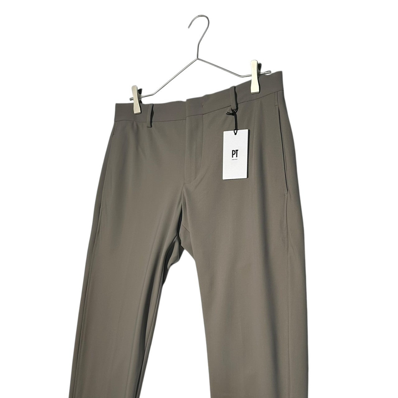 PT TORINO(ピーティートリノ) Casual Stretch Slacks カジュアル ストレッチ スラックス CO ASEPZ10KLT 46(S) ベージュ 参考定価43,000円＋税