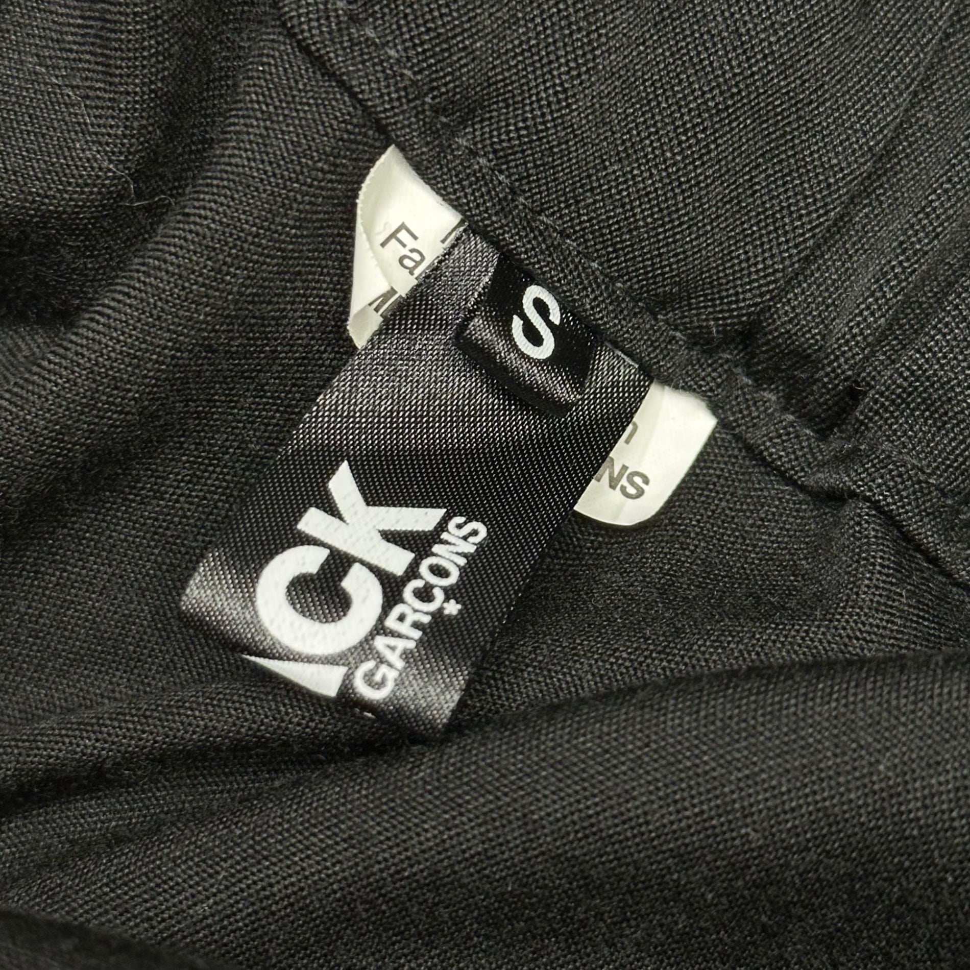 BLACK COMME des GARCONS(ブラックコムデギャルソン) 2018SS Panel Penguin Sarouel Pants パネル ペンギン サルエル パンツ 1A-P012 S ブラック AD2017