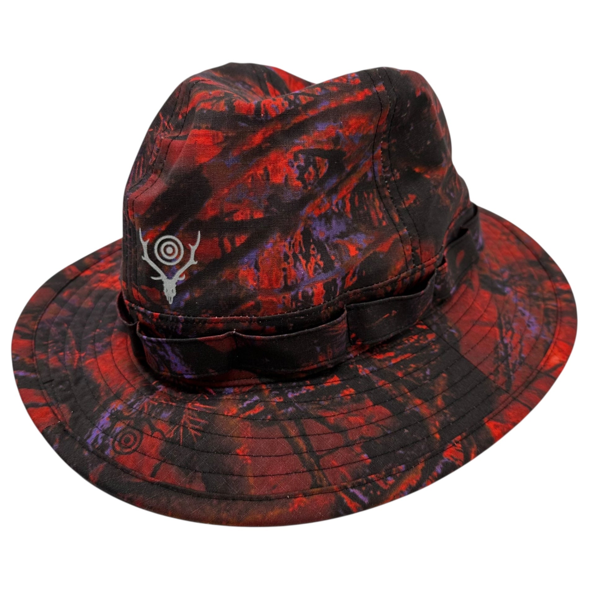 South2 West8 S2W8(サウス2ウエスト8) Jungle Hat - Cotton Ripstop / 3Layer - S2W8 Camo ジャングル ハット MR670 M レッド サファリ バケット 帽子 カモフラ