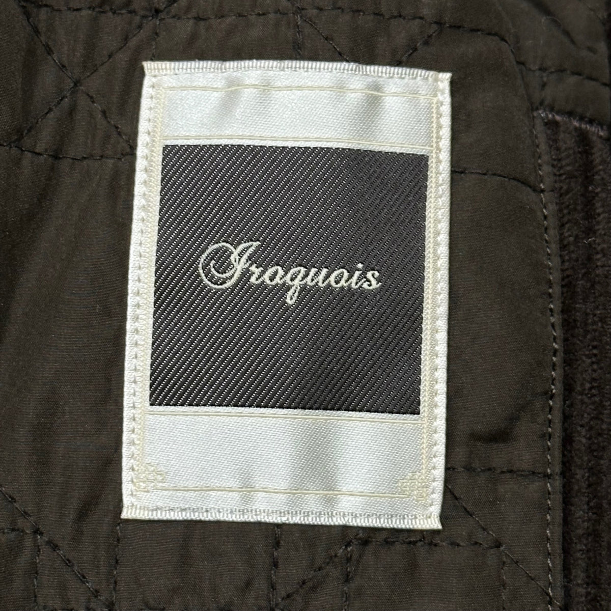 iroquois(イロコイ) 2017AW Wool-Corduroy Oversized Hooded Coat ウール コーデュロイ オーバーサイズ フーデッド コート 783204 2 ブラウン