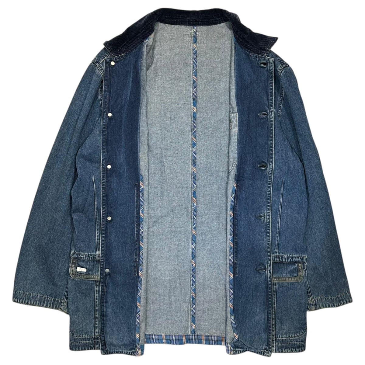 Papas(パパス) Denim Work Jacket デニム カバーオール L インディゴ ジャケット