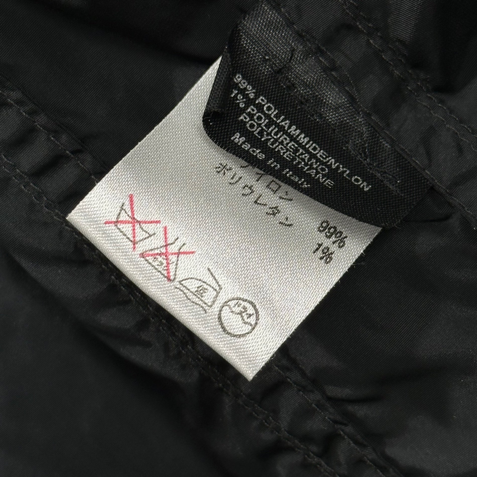 GUCCI(グッチ) 1999SS By Tom Ford Nylon Single Rider Jacket トムフォード期 ナイロン シングル ライダース ジャケット 314-0444-2979 48 ブラック 90年代 アーカイブ