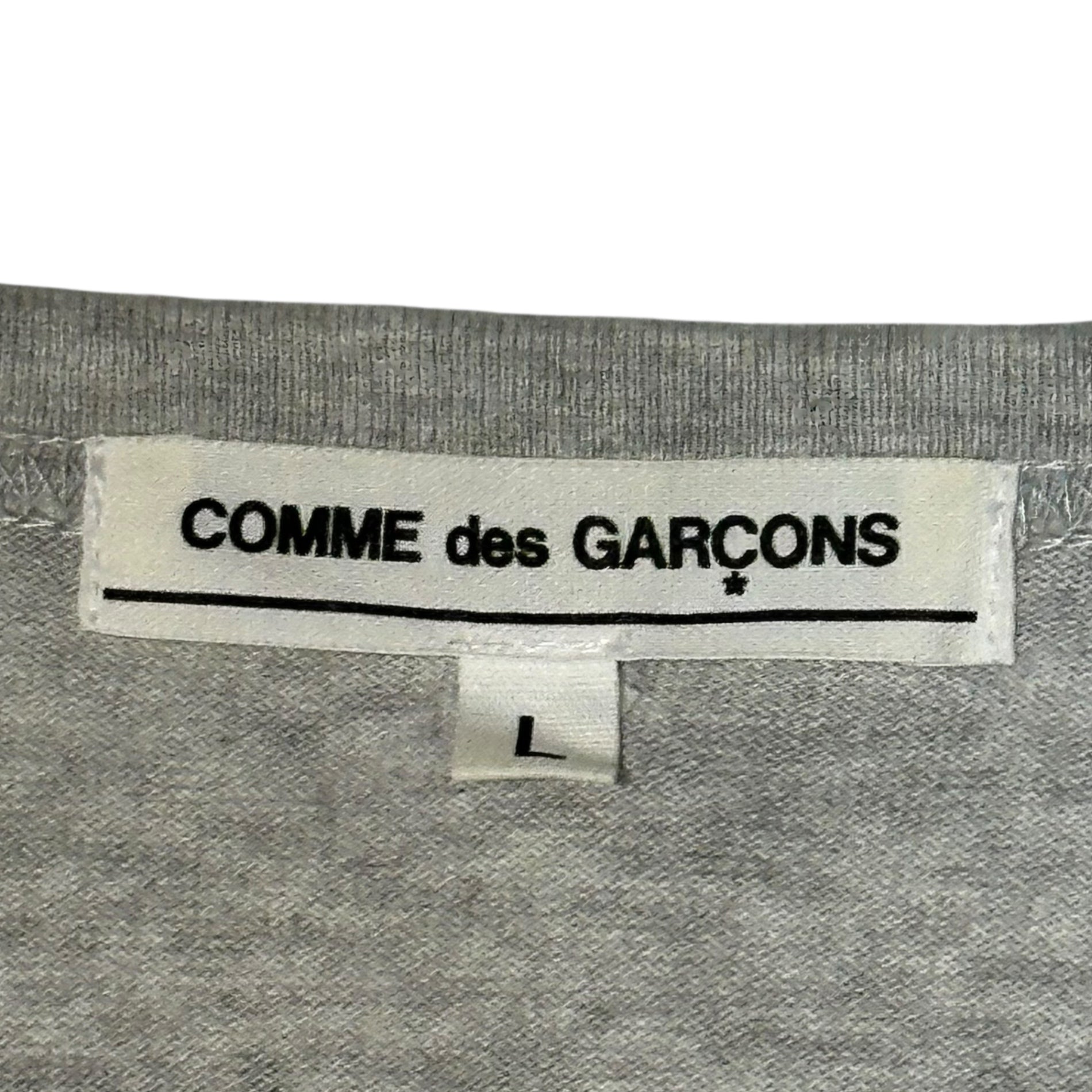 COMME des GARCONS(コムデギャルソン) Elizabeth MURRAY Print T-Shirt エリザベスマレー プリント Tシャツ OC-T017 L グレー×マルチカラー AD2009 男性着用可能