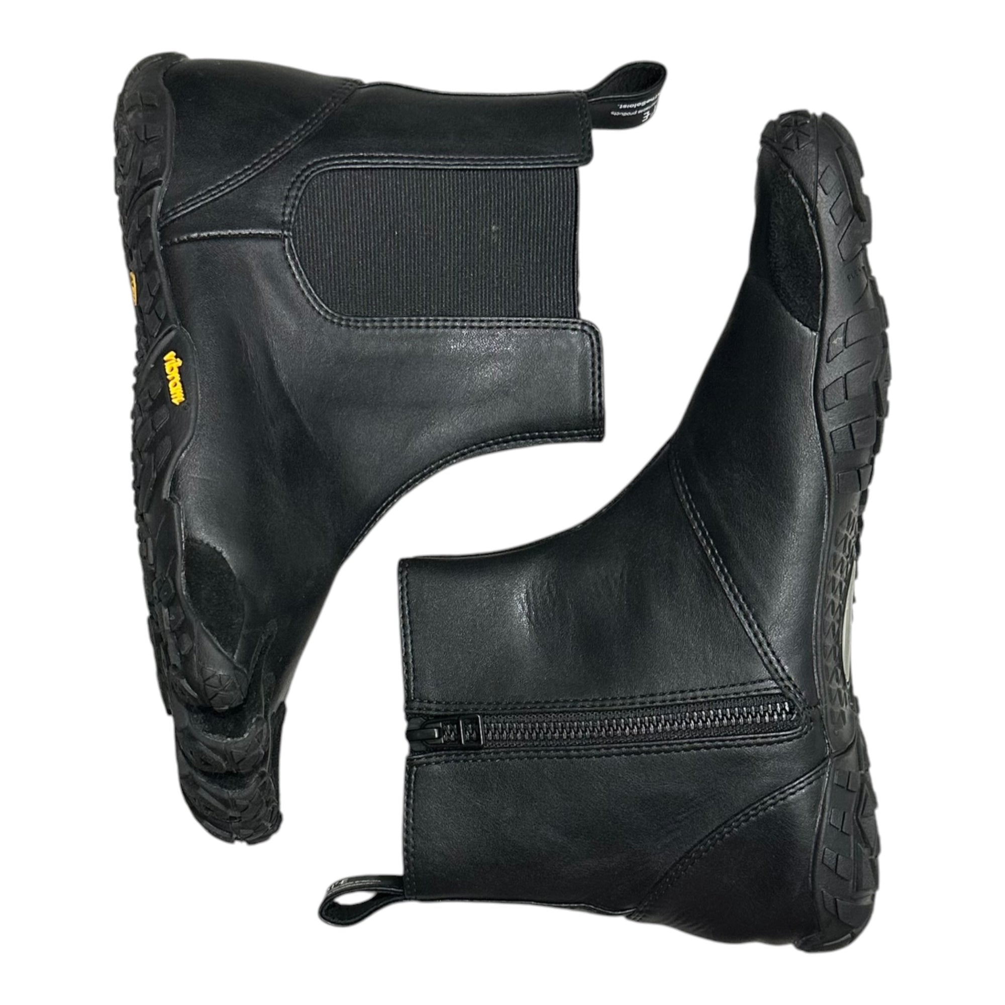 TAKAHIRO MIYASHITA The Soloist.(タカヒロミヤシタザソロイスト) 22SS NIN-CHELSEA SOL Five Finger Boots 忍者 チェルシー ファイブ フィンガー ブーツ  SS22MCH1 24.0cm ブラック SUICOKE Vibram